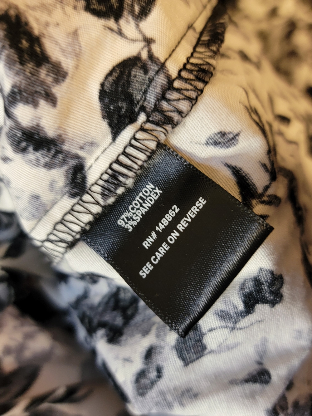 Torrid Poplin Mini Shirt Dress Ditzy Floral Black & White Sz 2X NWT - Picture 9 of 16